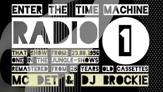 RADIO ONE - ONE IN THE JUNGLE #14 [ MC DET & DJ BROCKIE : 23//08//1996 ] jungle show