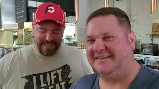 At the Randy Santel Food Challenge - Mack Daddy New York Slice Pizzaria - Mount Lawley. ; )