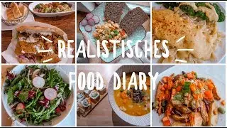 XL REALISTISCHES FOOD DIARY. VEGANER DÖNER, GESUNDE POMMES & SÜßIGKEITEN. Intuitive Ernährung (P)