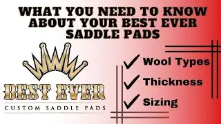 Best Ever Pads Presents: Wool type, thickness, and different size pads