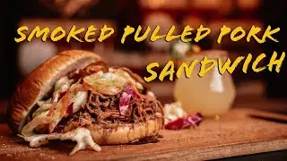 The BEST Pulled Pork Sandwich - SMOKED PORK BUTT