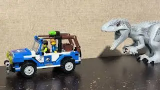 The Indominus Rex Car Chase!