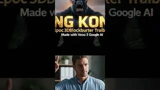 Veo 3 Google AI | Epic 3D King Kong Blockbuster Trailer