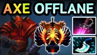 🔥 NEW PATCH 7.40b AXE OFFLANE DUNK DUNK 17 KILL | DOTA 2 GAMEPLAY 🔥