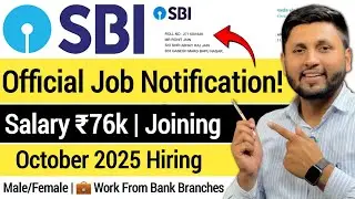 SBI Recruitment 2025 | Freshers | Bank Job Vacancy 2025 | Latest Bank Jobs | Bank Jobs 2025 | SBI