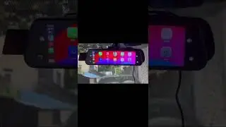 Dash Cam 4K Car Dvr Mirror Wireless Carplay & Android Auto Video