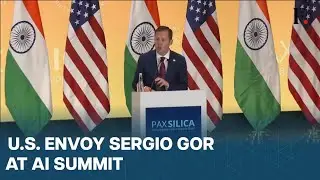 #FirstpostNews: US Envoy Sergio Gor Speaks as India Joins US-led Tech Alliance, Pax Silica|AI Summit