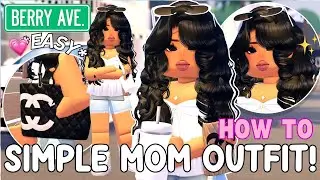 How To Make EASY MOM OUTFIT *TIFFANY TUTORIAL* For Berry Avenue!