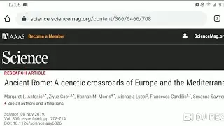 Seed Of Israel: New Study On Ancient Roman DNA