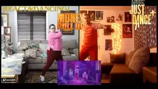 React &First Time Dancing To Money Pull Up Song on Just Dance Plus with voiddragon stars!
