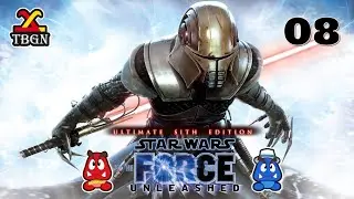 Star Wars: The Force Unleashed Let's Play Part 08 | TBGN | Free The Sarlacc