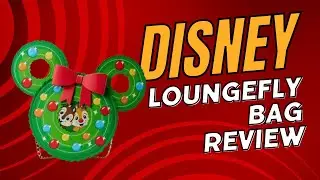 Loungefly Disney Chip and Dale Wreath Crossbody Bag Showcase