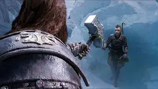 Тор пытается убить Атрея, отомстив за своих сыновей &ndash; God of War Ragnarok (4K 60FPS) Часть 27