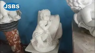 Wholesale White Marble Lovely Sleeping Cherub Statue Sculpture for Garden or Indoor