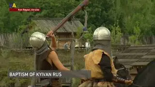 Kyivan Rus Park Reenacts Baptism of Medieval Ukraine