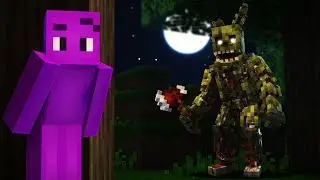 Intent&eacute; Sobrevivir a Springtrap en Minecraft