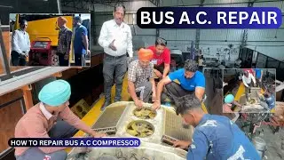Bus A.C. Repair | A.C. Repair Training Repair#acrepairtraining#acrepair#busacrepair#accoolingproblem