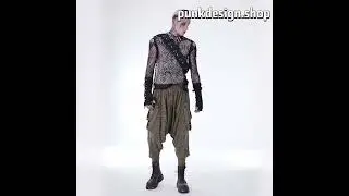 Punk Ripped Gloves WS-521SSM #shorts  #punkrave  #punkdesignshop