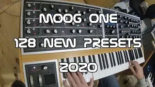 Moog one -128 new presets (2020)