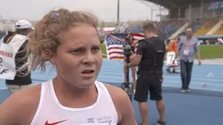 IAAF WU20 Championships Bydgoszcz 1500m Women Final Bobby CLAY GBR