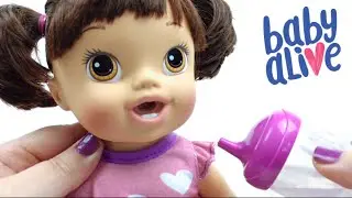 Baby Alive Brushy Brushy Baby Doll Unboxing and Brushing her Teeth!