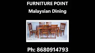 Modern 6 seater Wooden Dining Table