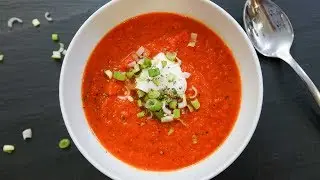 How to Make an Easy Roasted Red Pepper Soup | SAM THE COOKING GUY