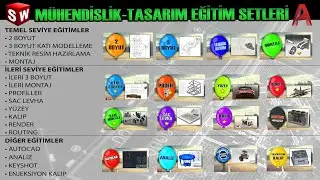 Mühendislik Tasarım Eğitimleri | SolidWorks, Autocad, Analiz & Render