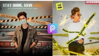 Lockdown photo editing concept picsart|Picsart lockdown edit|Picsart photoedit tutorial|Sofiq ahmed.