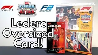 Эксклюзивная большая карточка Charles Leclerc XL | Открытие мультиупаковки Topps F1 Turbo Attax 2021!