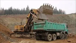 CATERPILLAR CAT 245 faceshovel #automobile #technology #caterpillar