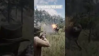 Use incendiary buckshot on the legendary Wolf #rdr2 #arthurmorgan #gaming