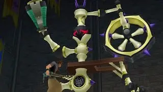 Kingdom Hearts HD 1.5+2.5 ReMix - KHBBS - Wheel Master Boss Battle (Terra) [PS4/60fps]