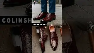 This Is What Luxury Looks Like &mdash; Croc Leather Shoes for Men 🔥
