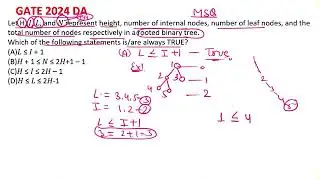 GATE DA 2024 DATA STRUCTURES PYQ