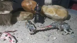 Star Wars  Diorama 75 Mandalorian Tusken Riders and Bantha