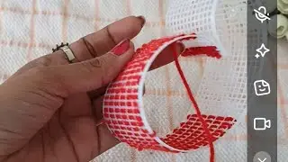 Plastic canvas art