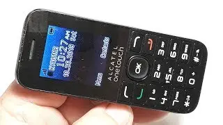 Alcatel ONETOUCH 1016G white  ретро телефон из Германии. Капсула времени. Тесты. Обзор. Проверка