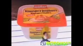 M&uuml;ller Joghurt mit der Ecke - 90er Werbung Retro