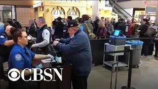 Travelers feel impact of government shutdown as TSA workers call in sick