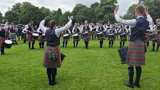 Shotts and Dykehead Caledonia Drum Corps - Tuning park - Dumbarton 2025