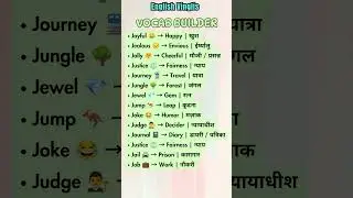 Ace words with J #vocabulary #english #shorts