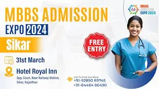Secure your future with us at the MBBS Admission Expo in Sikar