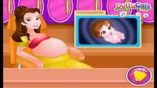 Princess Belle Pregnancy Check Up Beauty and The Beast Games.