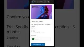 How to get Spotify premium for free **100% real** #spotify #spotifypremium Microsoft rewards