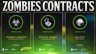 BLACK OPS 4 ZOMBIES - CONTRACTS