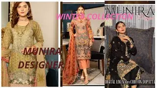 munira original brand winter collection 2020 printed &embroidered