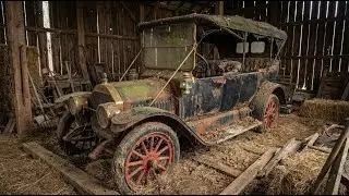ASMR Barn Find: Restoring a 1911 Studebaker Garford From Total Abandonment