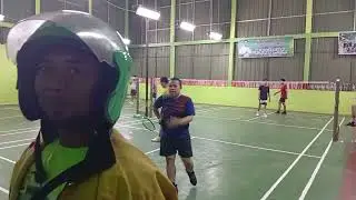 Ristan /Agil vs dema /Angga .GOR pb ss