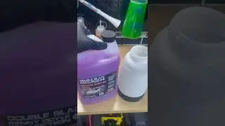 The foaming power of Brake Buster diluted 5-1! #AutoDetailing #Asmr #Shorts #Asmrdetailing
